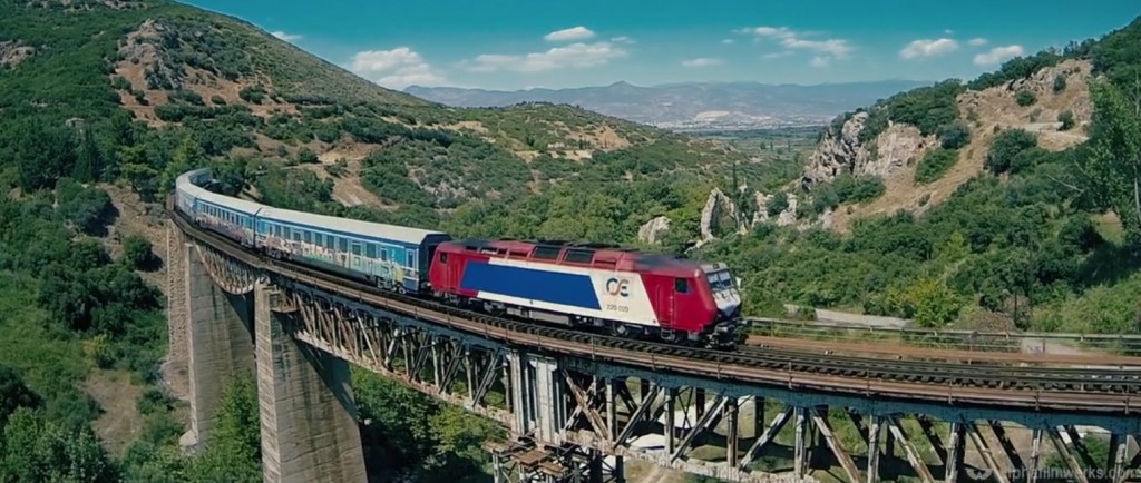 flyover central greece